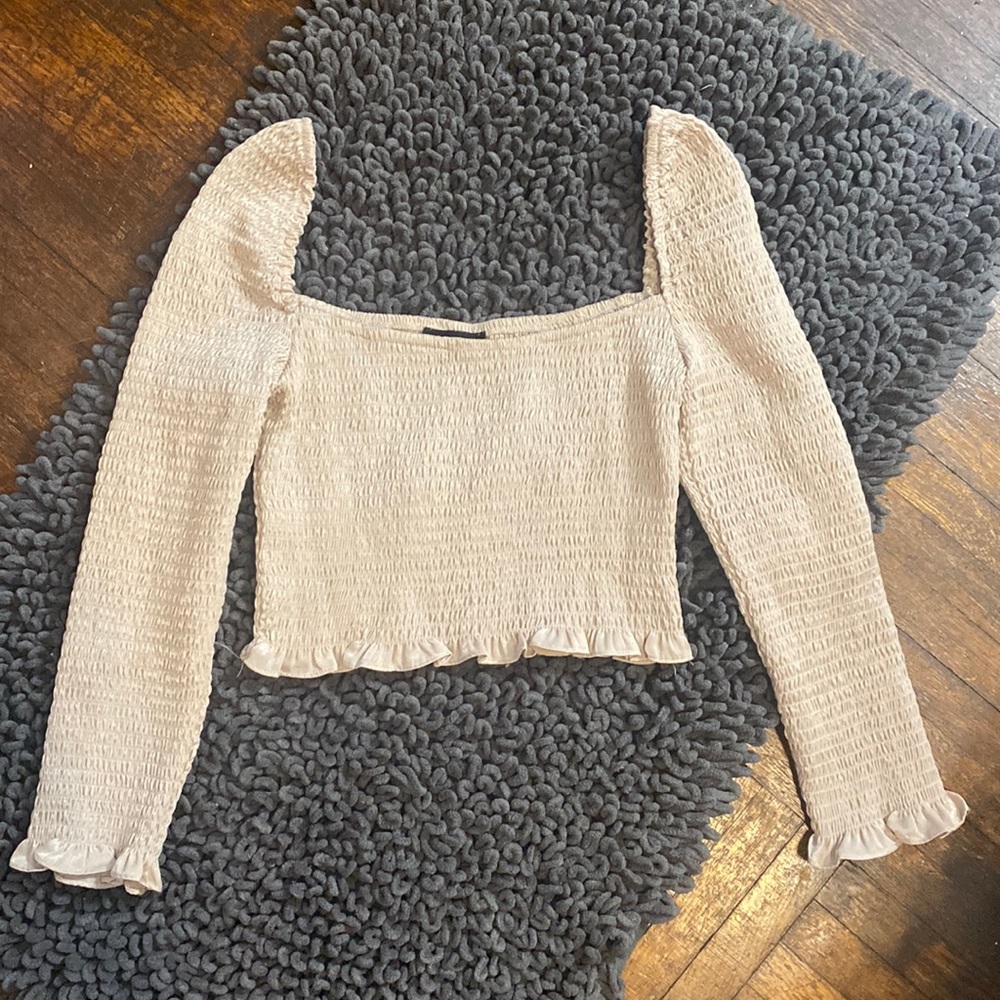 Cotton Candy LA Ruched Smock Top